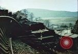 Image of blown railroad track Germany, 1945, second 33 stock footage video 65675063557