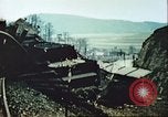Image of blown railroad track Germany, 1945, second 34 stock footage video 65675063557