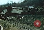 Image of blown railroad track Germany, 1945, second 46 stock footage video 65675063557