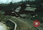 Image of blown railroad track Germany, 1945, second 49 stock footage video 65675063557