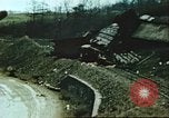 Image of blown railroad track Germany, 1945, second 51 stock footage video 65675063557