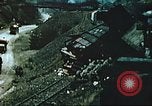 Image of blown railroad track Germany, 1945, second 58 stock footage video 65675063557