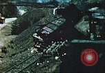 Image of blown railroad track Germany, 1945, second 59 stock footage video 65675063557