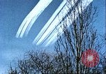 Image of P-47 Thunderbolt contrails over Germany Germany, 1945, second 43 stock footage video 65675063561