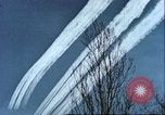 Image of P-47 Thunderbolt contrails over Germany Germany, 1945, second 52 stock footage video 65675063561