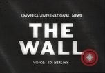 Image of Berlin Wall Berlin Germany, 1962, second 4 stock footage video 65675063613