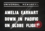 Image Amelia Earhart Putnam du sud de l'océan Pacifique, 1937, de la seconde 1 séquences d'archives historiques vidéo 65675063620