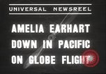 Image Amelia Earhart Putnam du sud de l'océan Pacifique, 1937, de la seconde 3 séquences d'archives historiques vidéo 65675063620