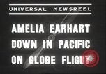 Image Amelia Earhart Putnam du sud de l'océan Pacifique, 1937, de la seconde 4 séquences d'archives historiques vidéo 65675063620