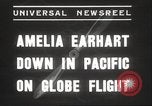 Image Amelia Earhart Putnam du sud de l'océan Pacifique, 1937, de la seconde 5 séquences d'archives historiques vidéo 65675063620