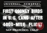 Image Oiseaux Albatros San Francisco California USA, 1937, de la seconde 1 séquences d'archives historiques vidéo 65675063622