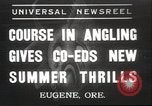 Image of angling course Eugene Oregon USA, 1937, second 1 stock footage video 65675063624
