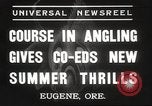 Image of angling course Eugene Oregon USA, 1937, second 3 stock footage video 65675063624