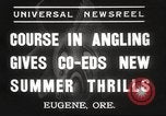 Image of angling course Eugene Oregon USA, 1937, second 4 stock footage video 65675063624