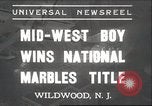Image National Championnat en marbre Wildwood New Jersey USA, 1937, de la seconde 1 séquences d'archives historiques vidéo 65675063626