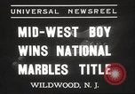 Image National Championnat en marbre Wildwood New Jersey USA, 1937, de la seconde 3 séquences d'archives historiques vidéo 65675063626