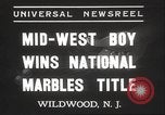 Image National Championnat en marbre Wildwood New Jersey USA, 1937, de la seconde 4 séquences d'archives historiques vidéo 65675063626