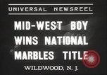 Image National Championnat en marbre Wildwood New Jersey USA, 1937, de la seconde 5 séquences d'archives historiques vidéo 65675063626