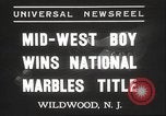 Image National Championnat en marbre Wildwood New Jersey USA, 1937, de la seconde 6 séquences d'archives historiques vidéo 65675063626