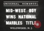 Image National Championnat en marbre Wildwood New Jersey USA, 1937, de la seconde 7 séquences d'archives historiques vidéo 65675063626