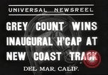 Image Handicap inaugurale Race Del Mar California USA, 1937, de la seconde 4 séquences d'archives historiques vidéo 65675063628