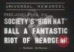 Image haute Hat la concurrence Philadelphia Pennsylvania USA, 1939, de la seconde 1 séquences d'archives historiques vidéo 65675063629
