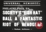 Image haute Hat la concurrence Philadelphia Pennsylvania USA, 1939, de la seconde 4 séquences d'archives historiques vidéo 65675063629