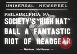 Image haute Hat la concurrence Philadelphia Pennsylvania USA, 1939, de la seconde 6 séquences d'archives historiques vidéo 65675063629