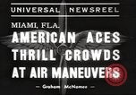 Image air show Miami Florida USA, 1939, de la seconde 3 séquences d'archives historiques vidéo 65675063631