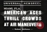 Image air show Miami Florida USA, 1939, de la seconde 4 séquences d'archives historiques vidéo 65675063631