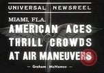 Image air show Miami Florida USA, 1939, de la seconde 7 séquences d'archives historiques vidéo 65675063631
