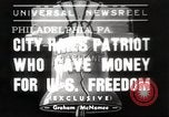 Standbild Haym Salomon Memorial Philadelphia Pennsylvania USA, 1939, aus Sekunde 1 historischem Filmmaterial Videoclip 65675063632