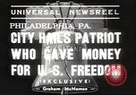 Standbild Haym Salomon Memorial Philadelphia Pennsylvania USA, 1939, aus Sekunde 3 historischem Filmmaterial Videoclip 65675063632