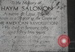 Standbild Haym Salomon Memorial Philadelphia Pennsylvania USA, 1939, aus Sekunde 62 historischem Filmmaterial Videoclip 65675063632
