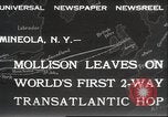 Image of Captain James A Mollison Mineola New York USA, 1932, second 12 stock footage video 65675063634