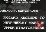 Image Jacques Piccard Dubendorf Suisse, 1932, de la seconde 6 séquences d'archives historiques vidéo 65675063636