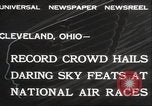 Image of National Air Race Cleveland Ohio USA, 1932, second 4 stock footage video 65675063638