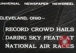 Image of National Air Race Cleveland Ohio USA, 1932, second 7 stock footage video 65675063638