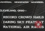 Image of National Air Race Cleveland Ohio USA, 1932, second 10 stock footage video 65675063638