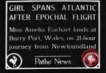 Immagine di Amelia Earhart Regno Unito, 1928, secondo 4 filmato di repertorio 65675063647