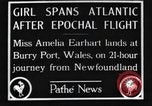 Immagine di Amelia Earhart Regno Unito, 1928, secondo 6 filmato di repertorio 65675063647