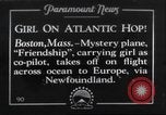 Image Amelia Earhart Putnam Boston Massachusetts USA, 1928, de la seconde 1 séquences d'archives historiques vidéo 65675063651