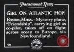 Image Amelia Earhart Putnam Boston Massachusetts USA, 1928, de la seconde 3 séquences d'archives historiques vidéo 65675063651