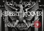 Image of Herbert Hoover Washington DC USA, 1929, second 56 stock footage video 65675063683