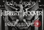 Image of Herbert Hoover Washington DC USA, 1929, second 57 stock footage video 65675063683