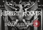 Image of Herbert Hoover Washington DC USA, 1929, second 60 stock footage video 65675063683