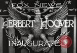 Image of Herbert Hoover Washington DC USA, 1929, second 61 stock footage video 65675063683