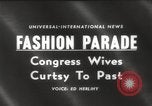 Image of Congress legislator's wives Washington DC USA, 1960, second 4 stock footage video 65675063689