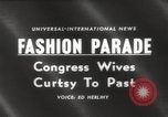 Image of Congress legislator's wives Washington DC USA, 1960, second 5 stock footage video 65675063689