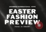 Image of Easter hat preview New York United States USA, 1960, second 4 stock footage video 65675063693